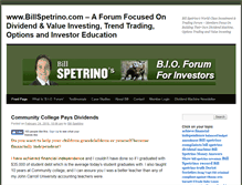 Tablet Screenshot of billspetrino.com